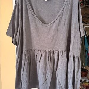 Terra & Sky Charcoal Blouse